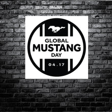 Load image into Gallery viewer, GLOBAL MUSTANG DAY GARAGE BANNER