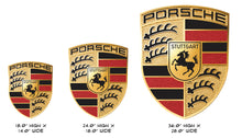 Load image into Gallery viewer, CUSTOM MADE PORSCHE CREST SIGN - (3) SIZES AVAILABLE