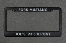 Load image into Gallery viewer, CUSTOM LASER ENGRAVED LICENSE PLATE FRAME