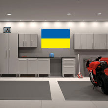 Load image into Gallery viewer, UKRAINIAN NATIONAL FLAG - GARAGE / OUTDOOR / INDOOR BANNER
