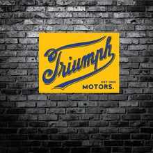 Load image into Gallery viewer, TRIUMPH CLASSIC LOGO BANNER
