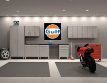 Load image into Gallery viewer, GULF OIL - GARAGE BANNER
