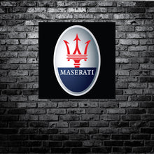Load image into Gallery viewer, MASERATI LOGO BANNER
