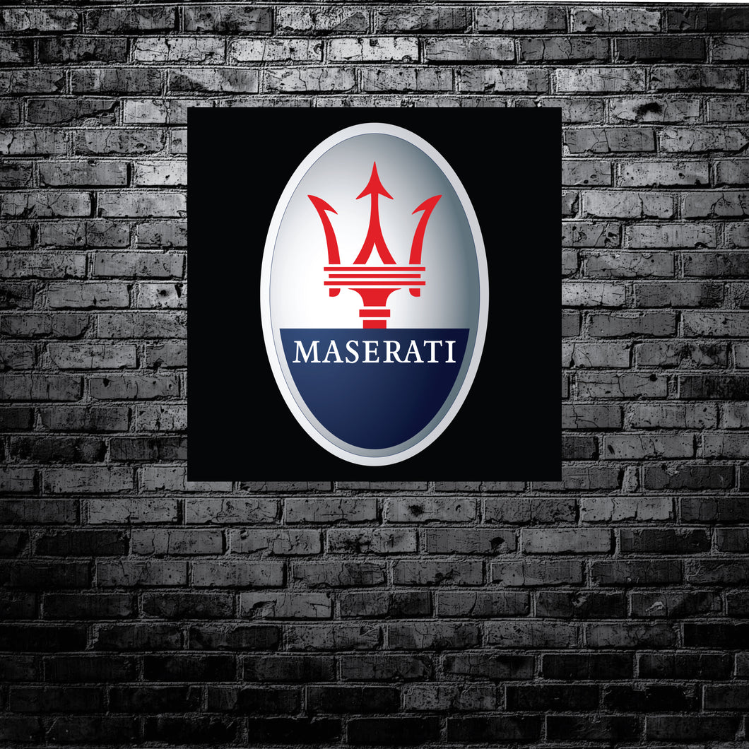 MASERATI LOGO BANNER