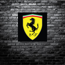 Load image into Gallery viewer, FERRARI CREST - GARAGE BANNER
