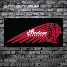 Load image into Gallery viewer, INDIAN MOTORCYCLE - GARAGE BANNER

