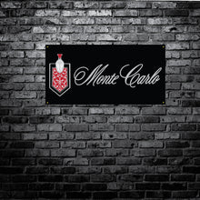 Load image into Gallery viewer, MONTE CARLO - CLASSIC LOGO GARAGE BANNER
