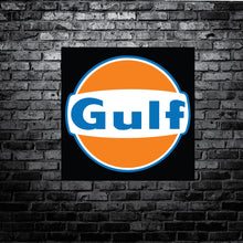 Load image into Gallery viewer, GULF OIL - GARAGE BANNER
