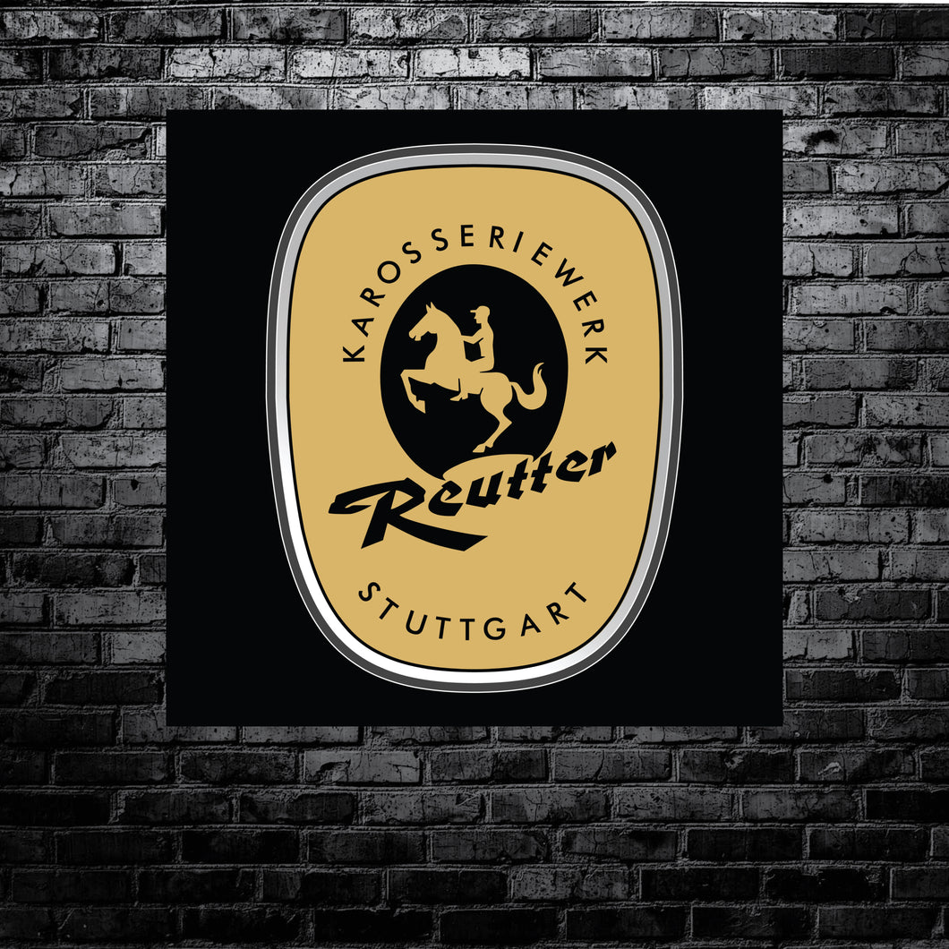 REUTTER KAROSSERIEWERK - GARAGE BANNER