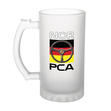 Load image into Gallery viewer, NORPCA LOGO BEER STEIN - Clear or Frosted, set of (2)
